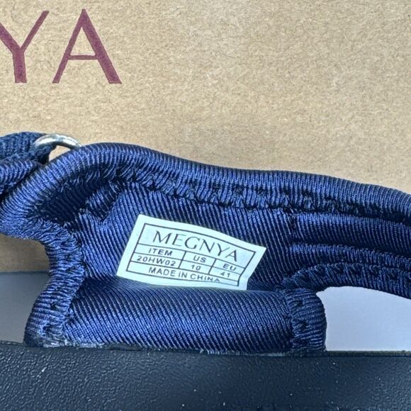 MEGNYA Turquoise Black Hiking Sandals - Picture 4 of 11